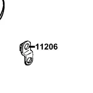 11206-KEB7-C00 STAY RR FENDER — diagram cutout