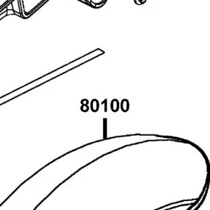 80100-LGR4-E10-N1R FENDER REAR. TIRE — diagram cutout