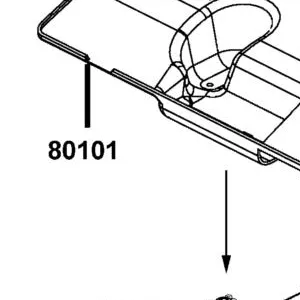 80101-LGR3-E10-N1R FENDER REAR UP — diagram cutout