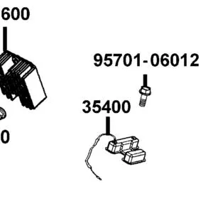 35400-LHB3-E10 RESISTOR COMP — diagram cutout