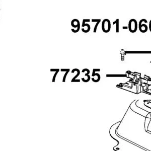 77235-LGB5-E10 SEAT CATCH COMP — diagram cutout
