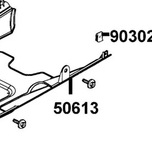 50613-LGR5-E10 COVER UNDER — diagram cutout