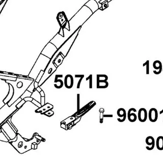 5071B-LDA6-C00 BAR STEP L ASSY — diagram cutout