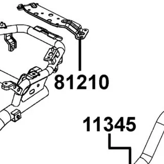 81210-LGR5-E10 STAY CARRIER — diagram cutout