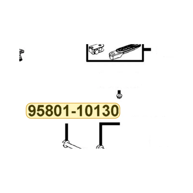 95801-10130-08 BOLT FLANGE 10*130 — diagram cutout