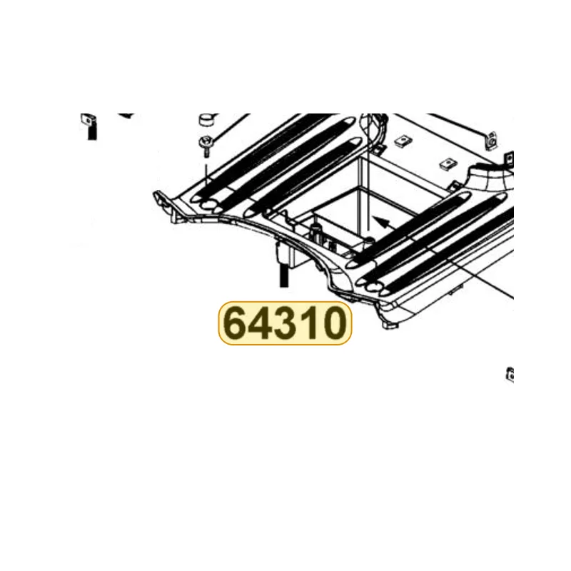 64310-LGR5-E10-X1R PANEL FLOOR — diagram cutout