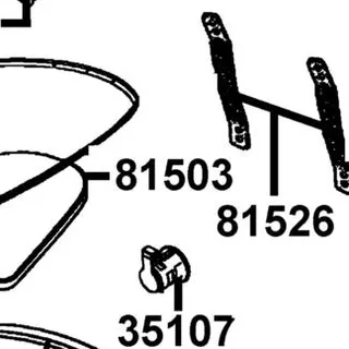 81503-LGR5-E10 RUBBER RR WASHER — diagram cutout