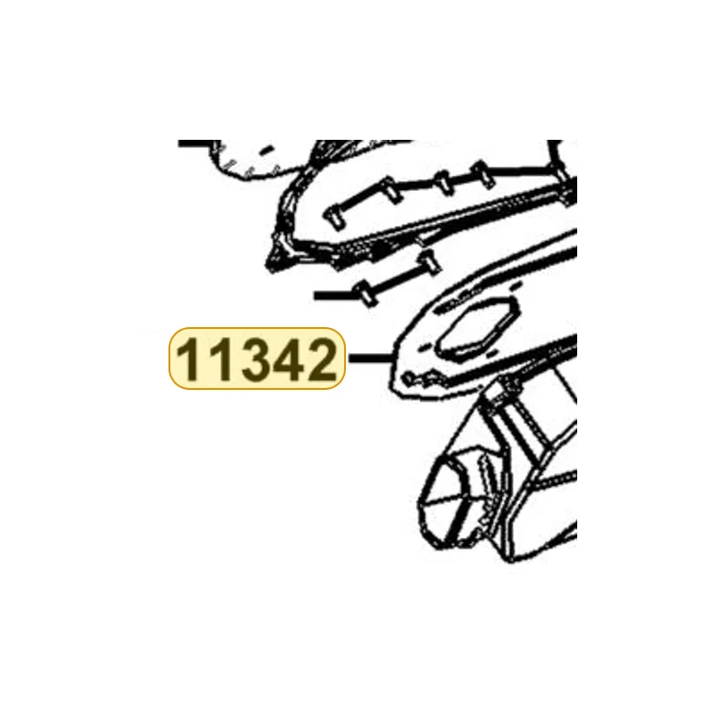 11342-ACC1-E10 PLATE L SIDE — diagram cutout