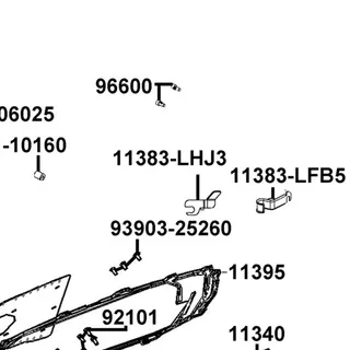 11383-LFB5-C00 CLAMP(C) — diagram cutout