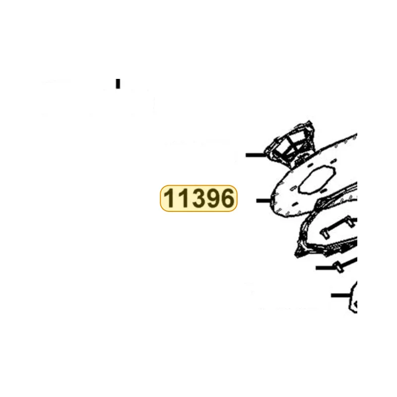 11396-ACC1-E10 GASKET L COVER PLATE — diagram cutout