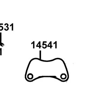 14541-ALH4-C00 "PLATE, BEARING PUSH" — diagram cutout