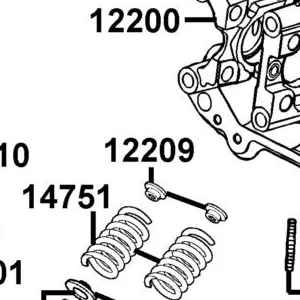 12209-KHD6-C00 SEAL VALVE STEM — diagram cutout