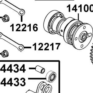 12217-LEB1-C00 "FORK B, HOLDER" — diagram cutout
