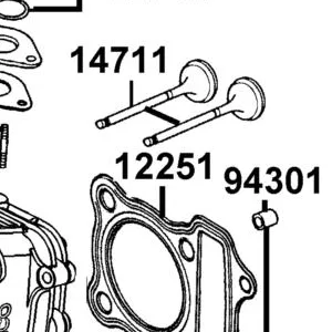 12251-LKE7-C00 GASKET CYLINDER HEAD — diagram cutout