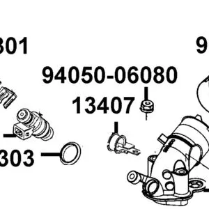 13407-LKC6-C00 PLATE A??? ECU MODULE — diagram cutout