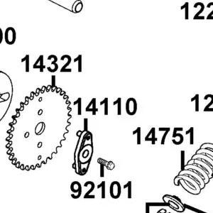14110-LEB1-C00 "FIXTURE,CAMSHAFTP" — diagram cutout