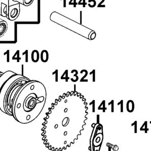 14321-LEB1-C00 SPROCKET CAM — diagram cutout