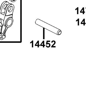 14452-LFA7-C00 SHAFT EXH ROCKER ARM — diagram cutout