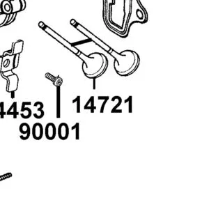 14721-LGL9-C0A VALVE EXHAUST — diagram cutout