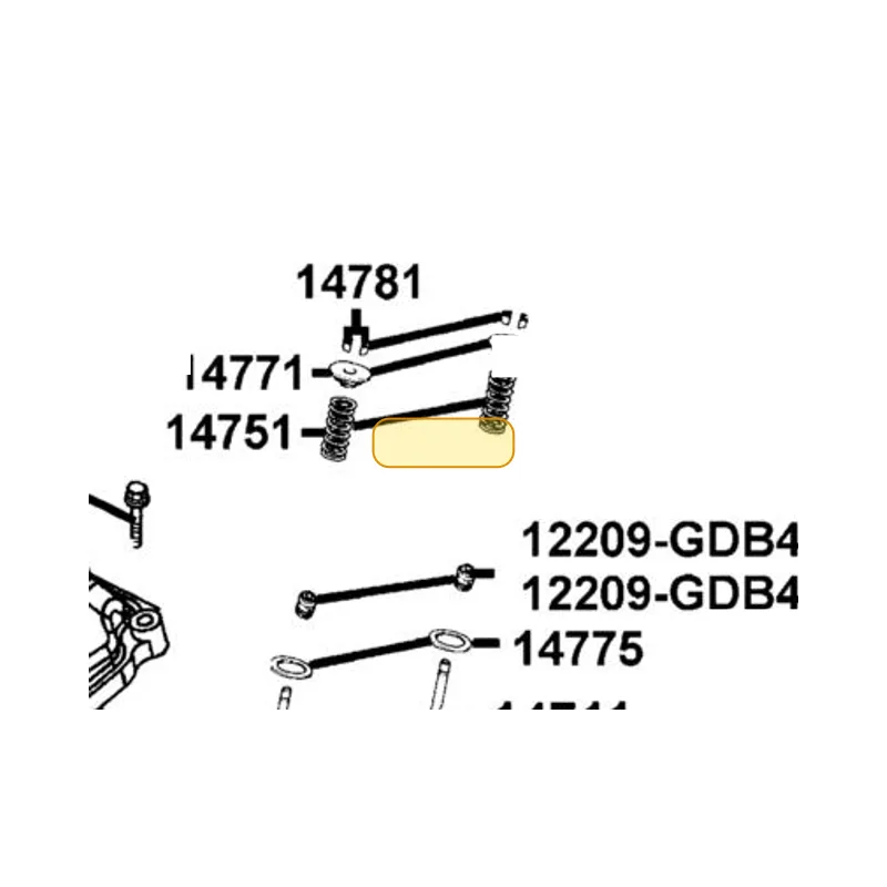 14771-KHD6-900 RETAINER VALVE SRINPG — diagram cutout