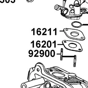 16201-LFE2-C00 GASKET CARB INSULATOR — diagram cutout