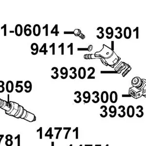 39302-KKE3-C00 CLIP SPRING FUEL INJECTOR