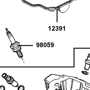 98059-58916-00 PLUG SPARK(CR8E) — diagram cutout