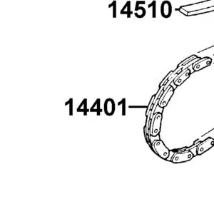 14401-LFE2-C00 CHAIN CAM — diagram cutout