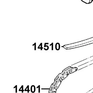 14510-LEB1-C00 TENSIONER CAM CHAIN — diagram cutout