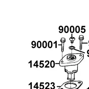 90001-GBHB-C06 BOLT — diagram cutout