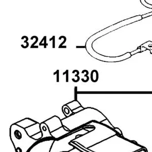 11330-LHJ3-C00 COVER COMP R CRANK CASE — diagram cutout
