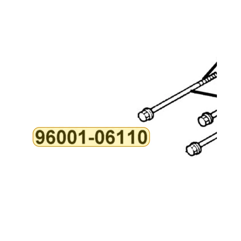 96001-06110-07G BOLT FLANGE SH 6*110 (G) — diagram cutout