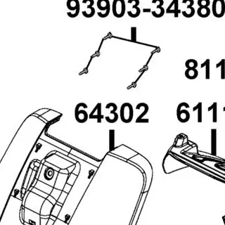 64302-LGR5-E10-NVP MOLD FRONT — diagram cutout