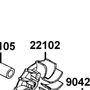 22102-LEB1-C00 FACE DRIVE — diagram cutout