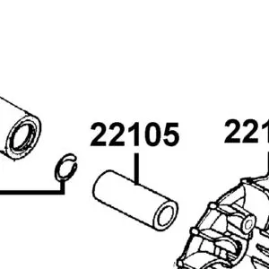 22105-LFE2-C00 BOSS DRIVE FACE — diagram cutout