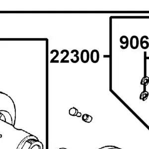 22300-LHJ3-C00 PLATE ASSY. DRIVE — diagram cutout