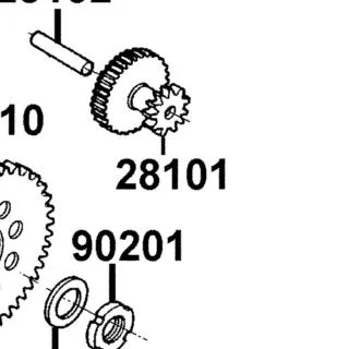 28101-ADG1-C00 GEAR STARTER REDUCTION — diagram cutout