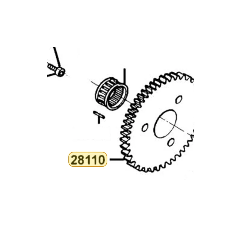 28110-LEB1-900 GEAR COMP STARTING CLUTCH — diagram cutout