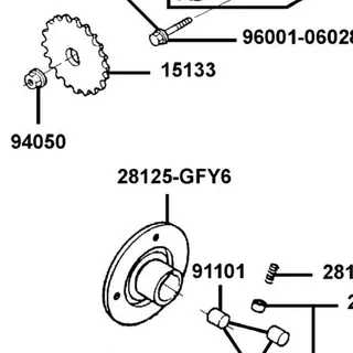 28125-GFY6-901 FLANGE STARTING CLUTCH — diagram cutout