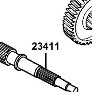 23411-LFB5-C00 SHAFT DRIVE — diagram cutout