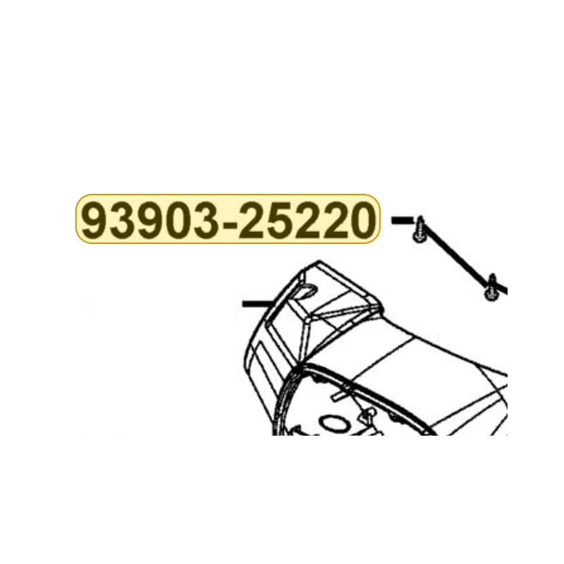 93903-25220-G SCREW TAPPING 5*12 — diagram cutout