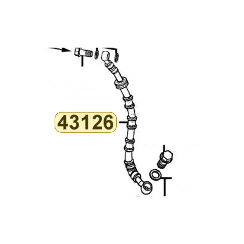 43126-AEA7-E1A HOSE COMP A RR BRAKE — diagram cutout