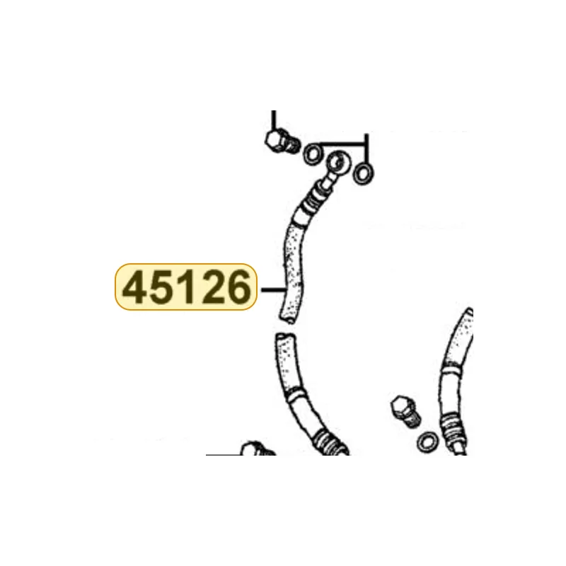 45126-AEA7-E1A HOSE COMP A FR BRK — diagram cutout