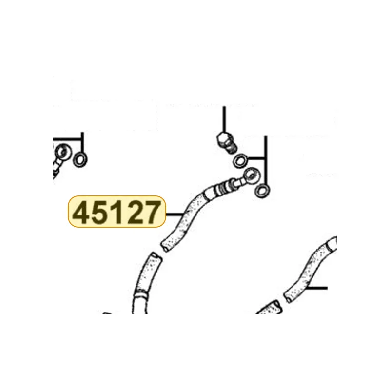 45127-AEA7-E1A HOSE ASSY B FR BRK — diagram cutout