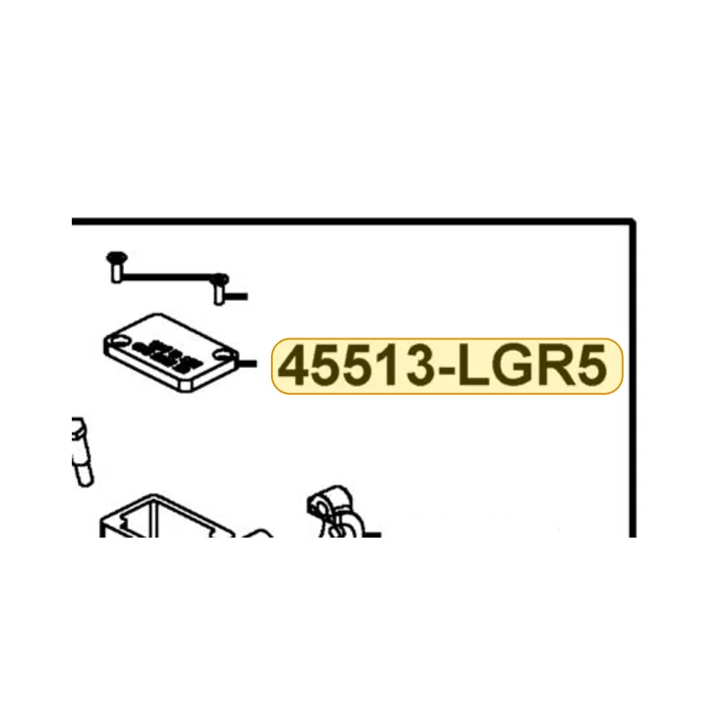45513-LGR5-E10 CAP MASTER CYLINDER — diagram cutout
