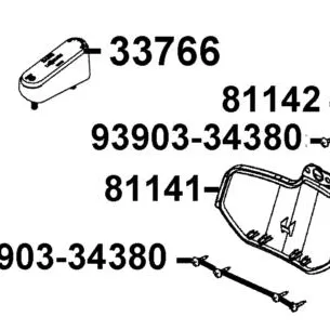 33766-AEA7-M30 "REFLEX,REFLECTOR L SIDE(RED)" — diagram cutout
