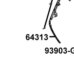 64313-ACC1-E10-F1P COVER FR DEC R — diagram cutout