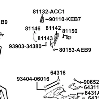 81132-ACC1-C00 HOOK LUGGAGE — diagram cutout
