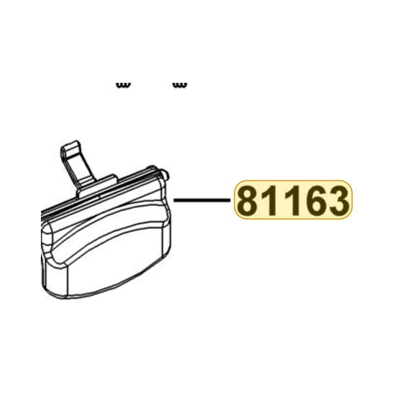 81163-LKJ1-900 LID LATCH LEG SHIELD — diagram cutout