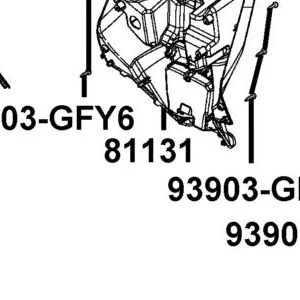 81131-AEA7-M30-93P LEG SHIELD (Plain Gray) — diagram cutout